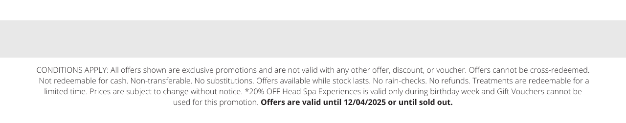 Birthday Promotion